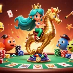 Enjoy the thrilling action of Wortel21 with a vibrant casino-themed underwater adventure.