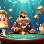Experience thrilling gameplay on Dhani win with casino action featuring unique characters in a vibrant scene.