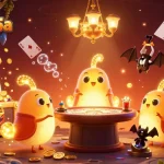 TaiXiuMD5a showcases an immersive casino scene with creative glowworm characters and engaging slot elements.