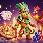 Engage with SV 368 as the Mayan jaguar priest and quetzal bird celebrate vibrant casino action.