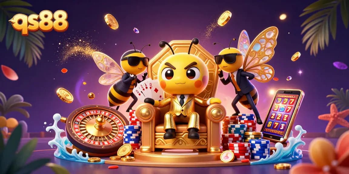 Experience vibrant casino action in qs88 with lively characters, golden treasures, and dynamic gameplay elements.
