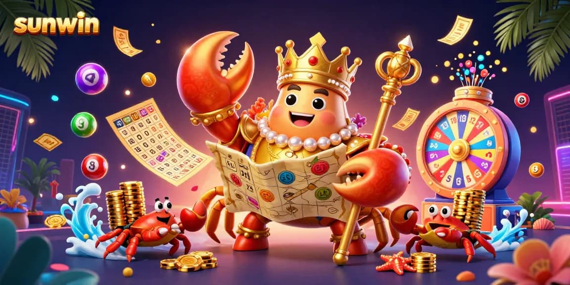 Experience gaming with sunwin's vibrant characters and cheerful casino elements.