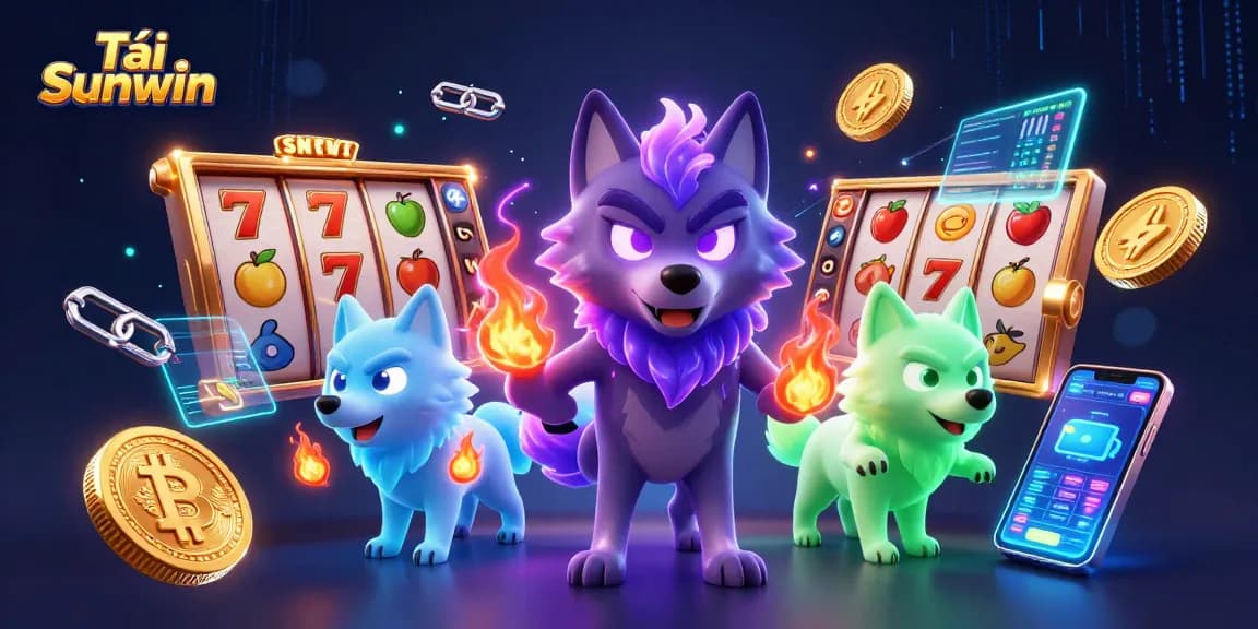 Experience Tải sunwin with exciting slot games and dynamic 3D characters set in an engaging casino scene.