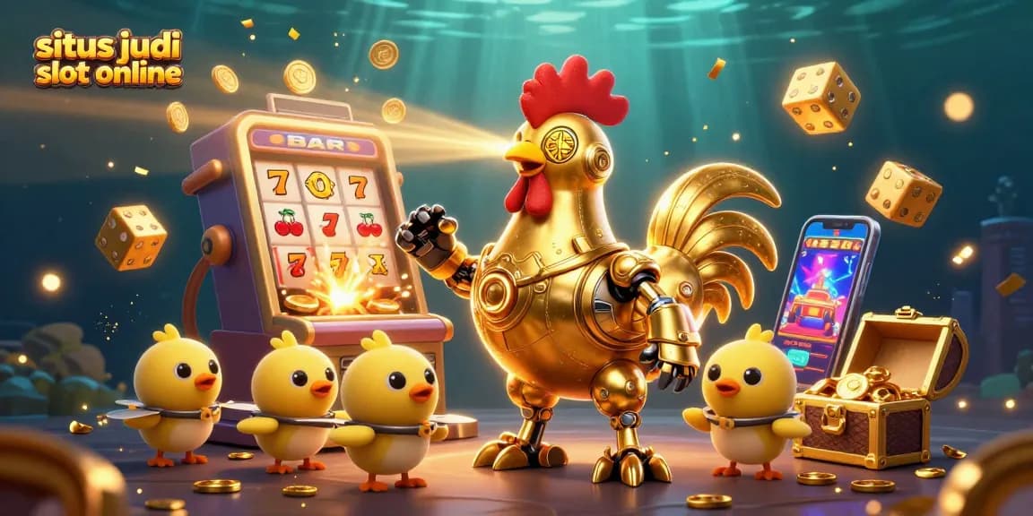 Engage with the latest situs judi slot online and explore vibrant game displays amidst golden winnings.