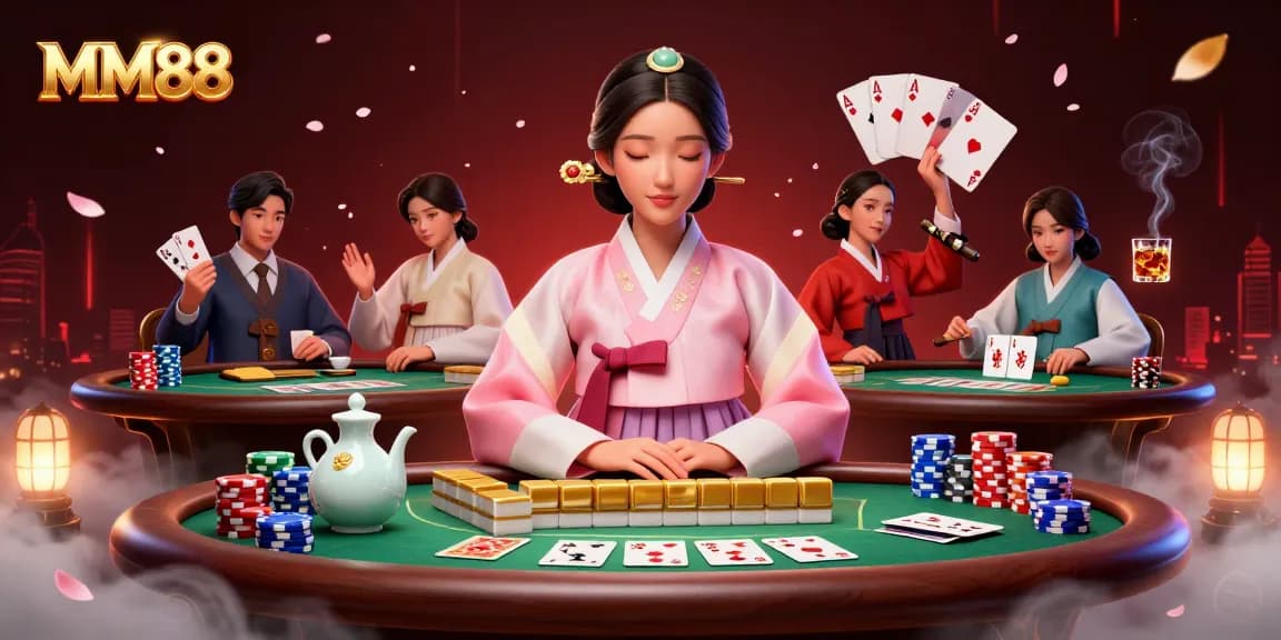 Experience vibrant casino excitement with MM88, featuring high-stakes poker and traditional elements.