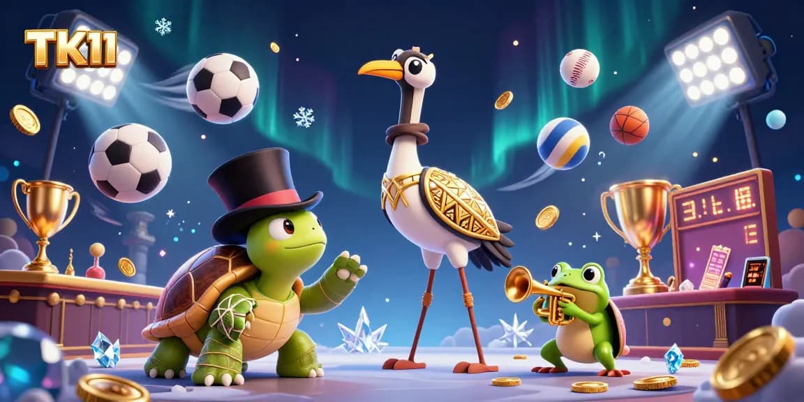 TK11 players enjoying a vibrant casino scene with sports betting excitement and stunning visuals.