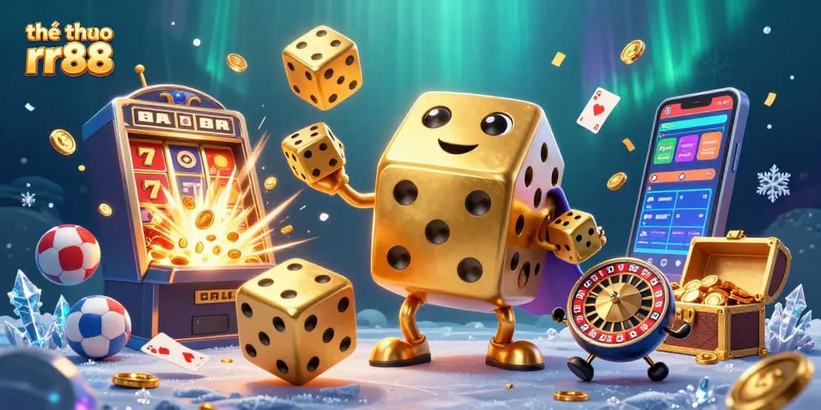Engage in thể thao rr88 action with dynamic sports bets and vibrant 3D illustration.