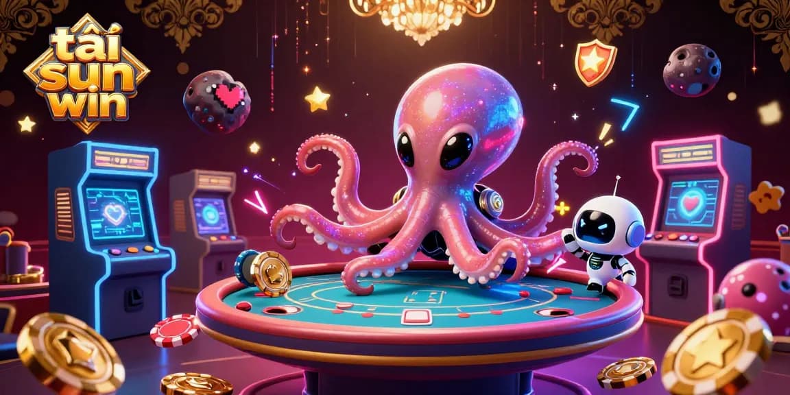 Engage with thrilling games and promotions at tải sun win, featuring vibrant casino elements and lively characters.