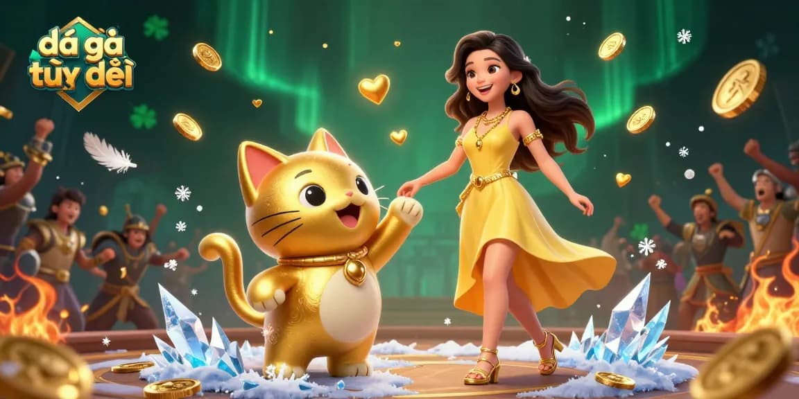 Watch đá gà trực tiếp with dynamic fighting arena interactions and cheerful characters.