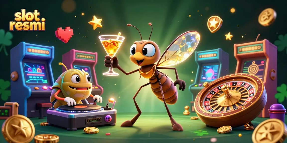 Experience excitement in slot resmi with engaging characters and vibrant casino elements.