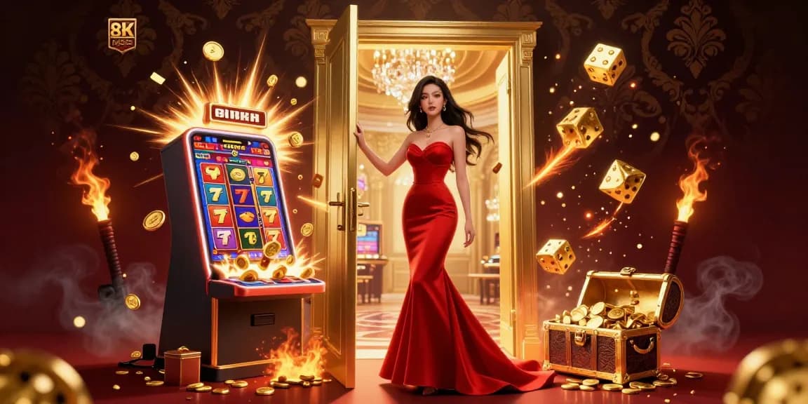 Experience the exciting bl555 casino with rich visuals of jackpots, games, and vibrant prizes.