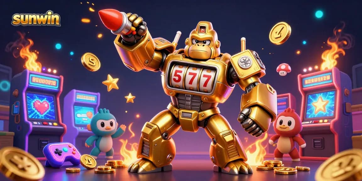 Join the adventure in the sunwin universe with captivating 3D casino elements.