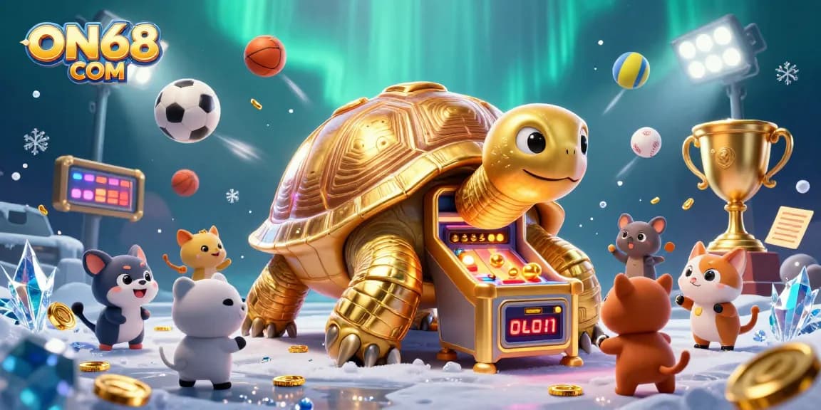 Excited players enjoy the thrilling games at ON68 COM, captured in a vibrant 3D casino world.