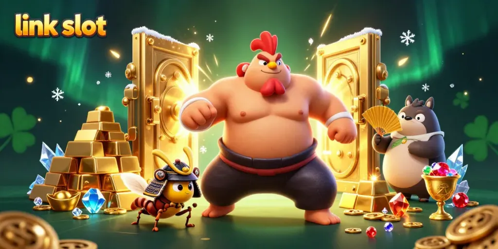 Experience thrilling wins with link slot as a sumo wrestler and samurai cricket guard the treasure.