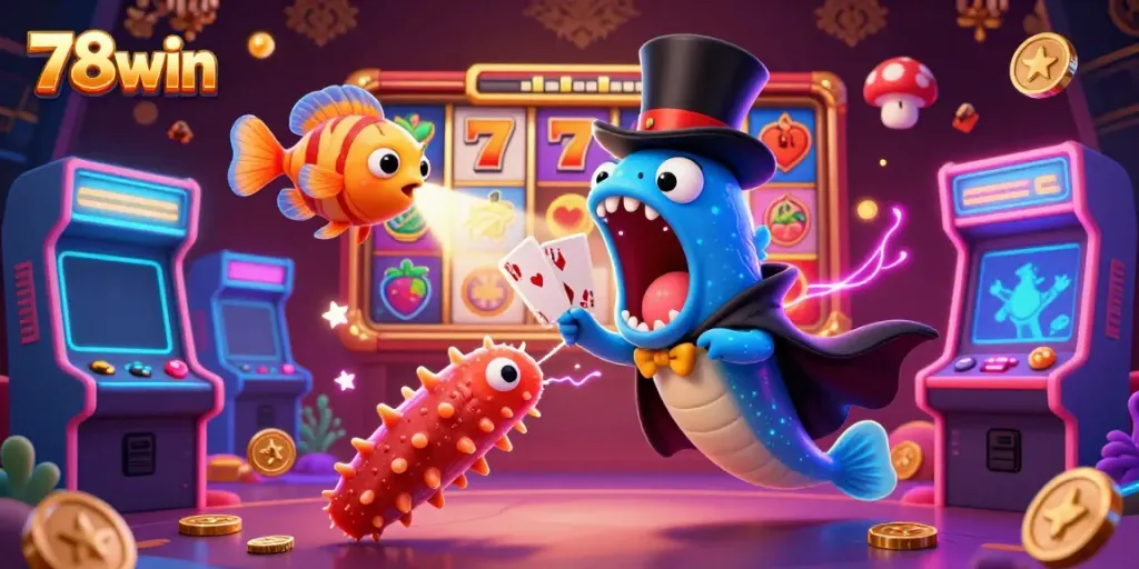 Experience thrilling casino magic with the bioluminescent gulper eel and 78win adventure.