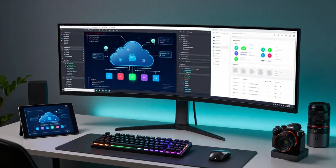 mb668u cloud computing solutions in a modern developer workspace showcasing innovative technology.