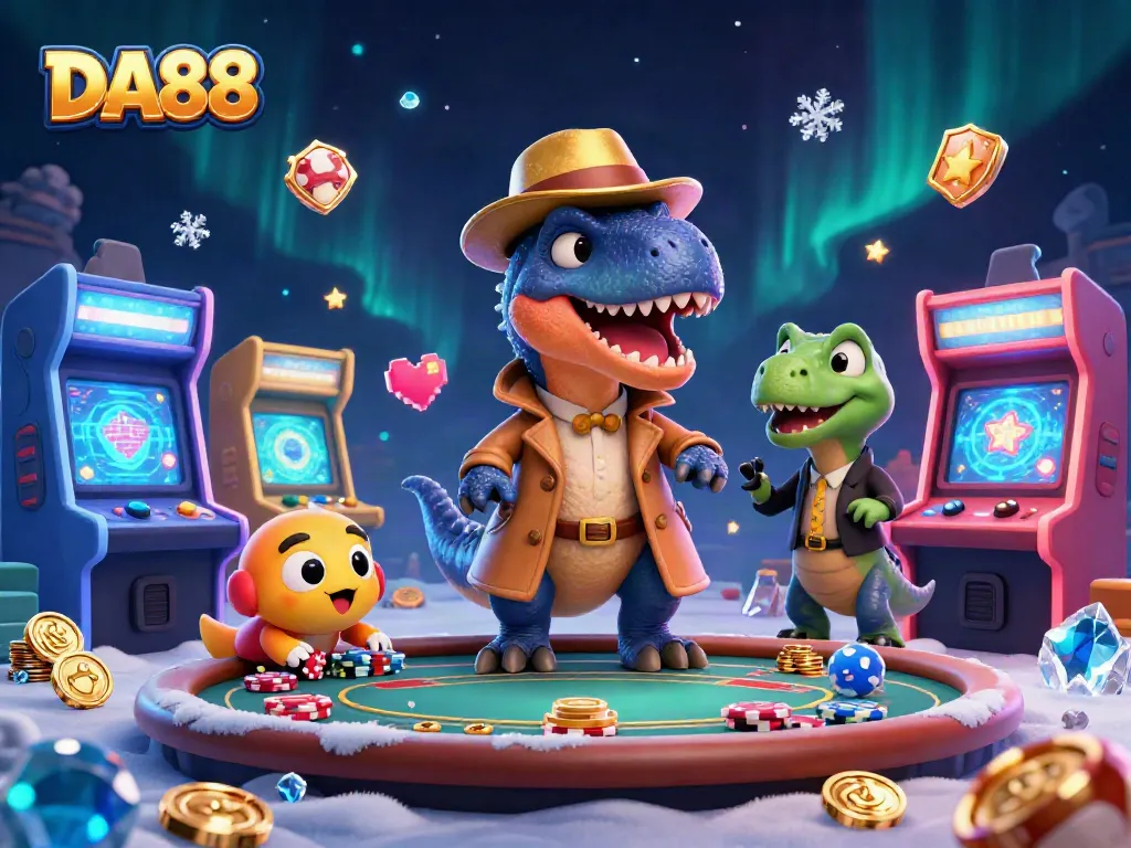 Watch the DA88 velociraptor card counter sneak at the blackjack table while a pit boss monitors.