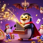 Access link judi bola tanpa vpn safely with a vibrant scene of gaming characters and elements.