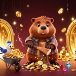 Experience the excitement at sports betting sites not on GamStop with this dynamic casino illustration.