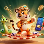 Experience the excitement at 32win with a visually stunning Arabian-themed casino scene filled with vibrant elements.